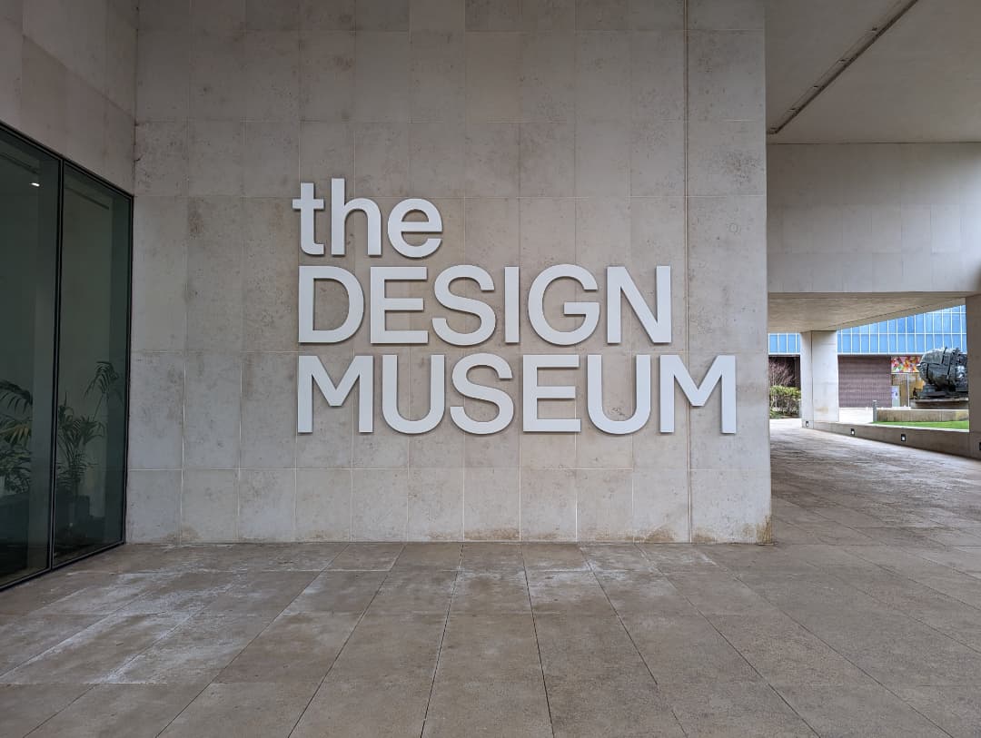 Sign that reads The Design Museum